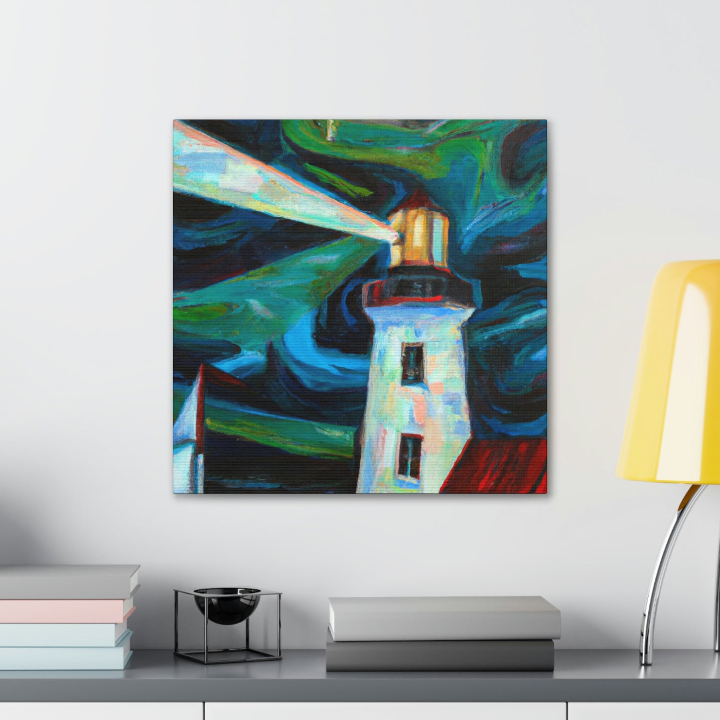 "Lighthouse on the Shore" - Canvas