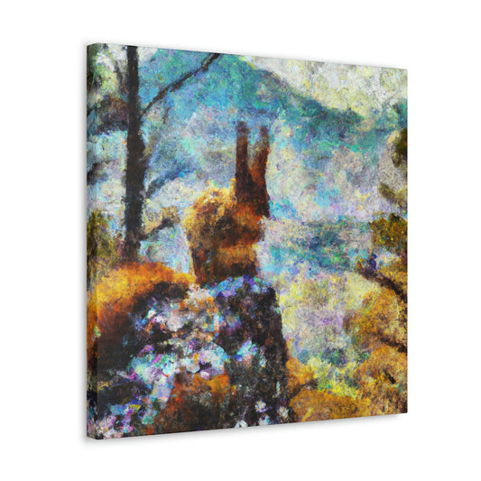 Squirrel of Post-Impressionism - Canvas