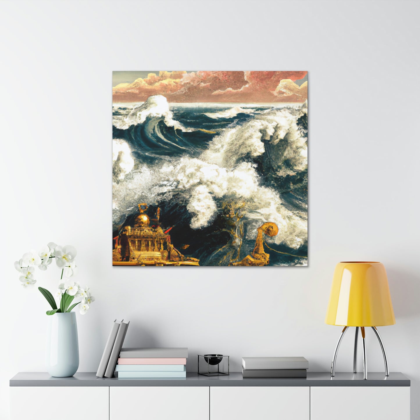 "Oceans Embrace Horizon" - Canvas