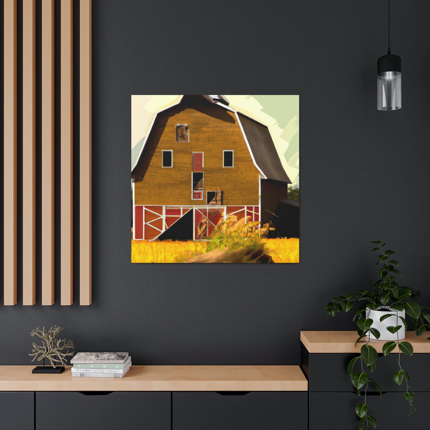 "Barn in Splendor" - Canvas