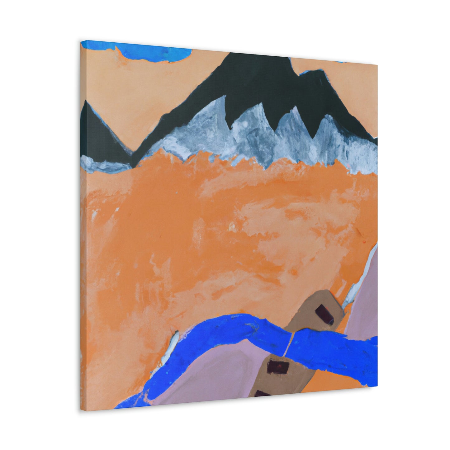 Mountain Majesty Ablaze - Canvas