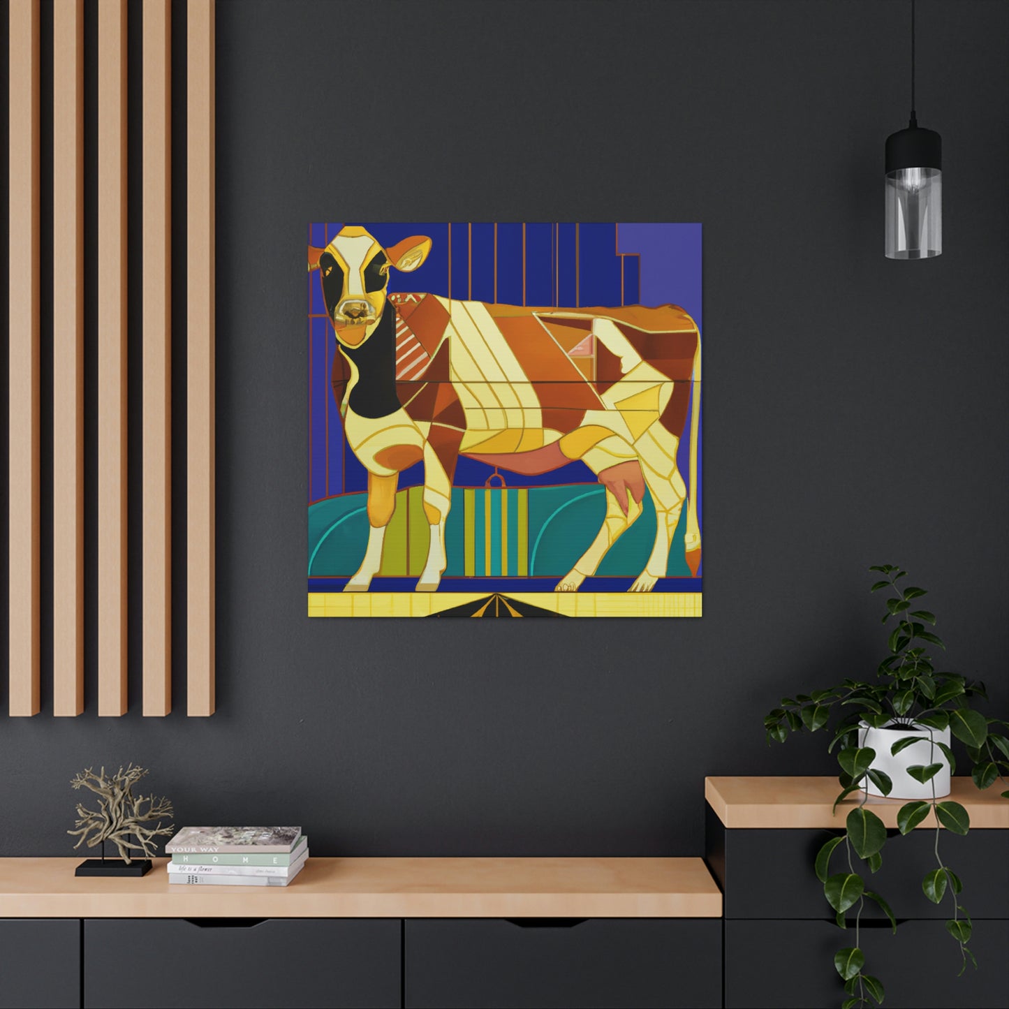 Jersey Cow Pegasus Float - Canvas