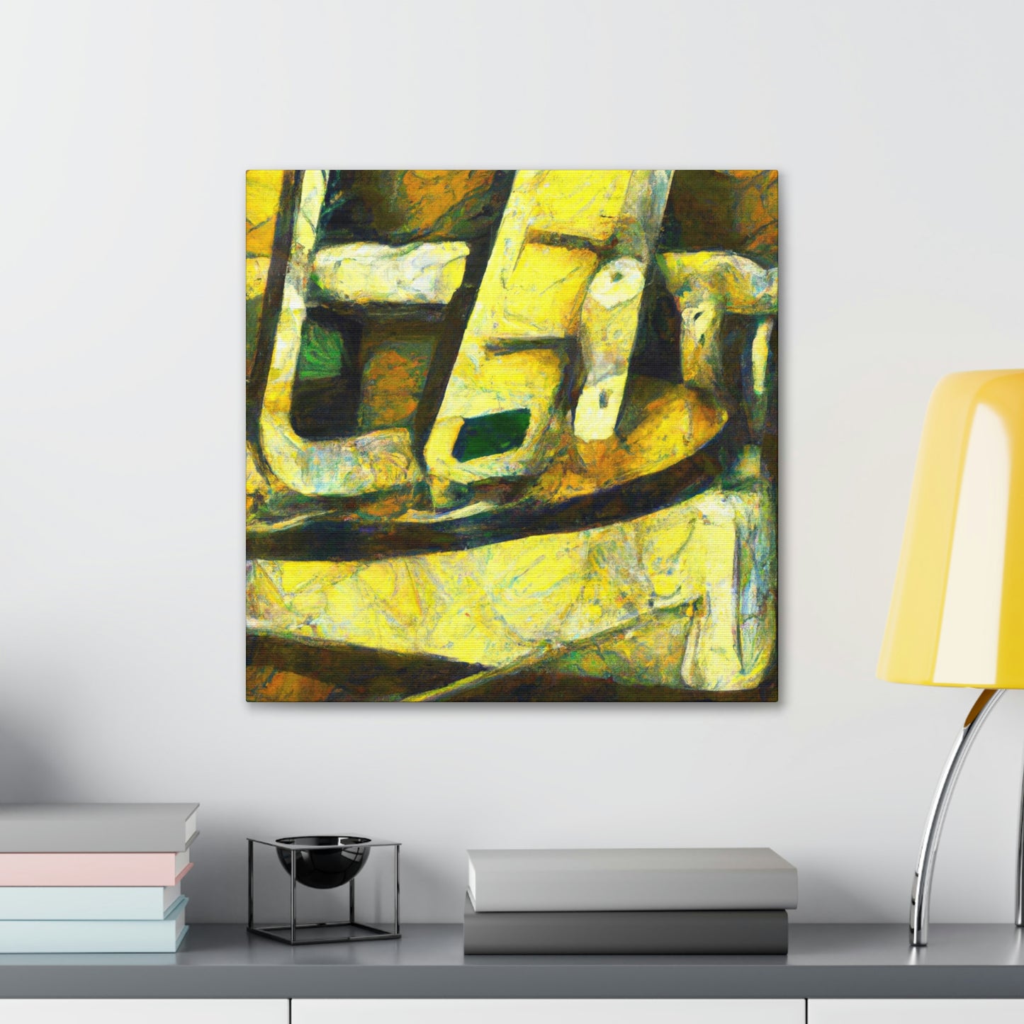 Catching Bass by Boat - Canvas