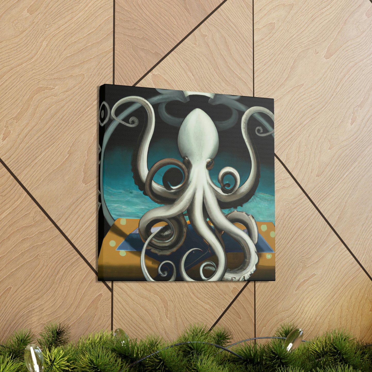 "Octopus at Dusk Dusk" - Canvas