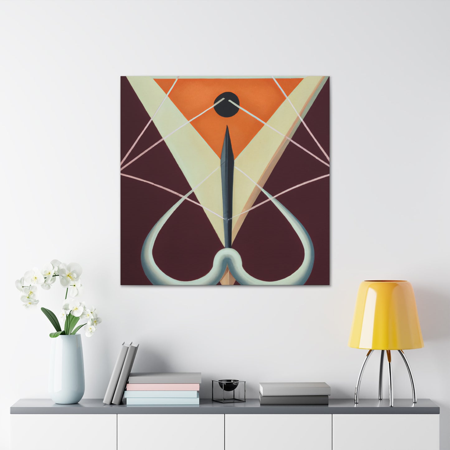 "Gilded Fork Reaching" - Canvas