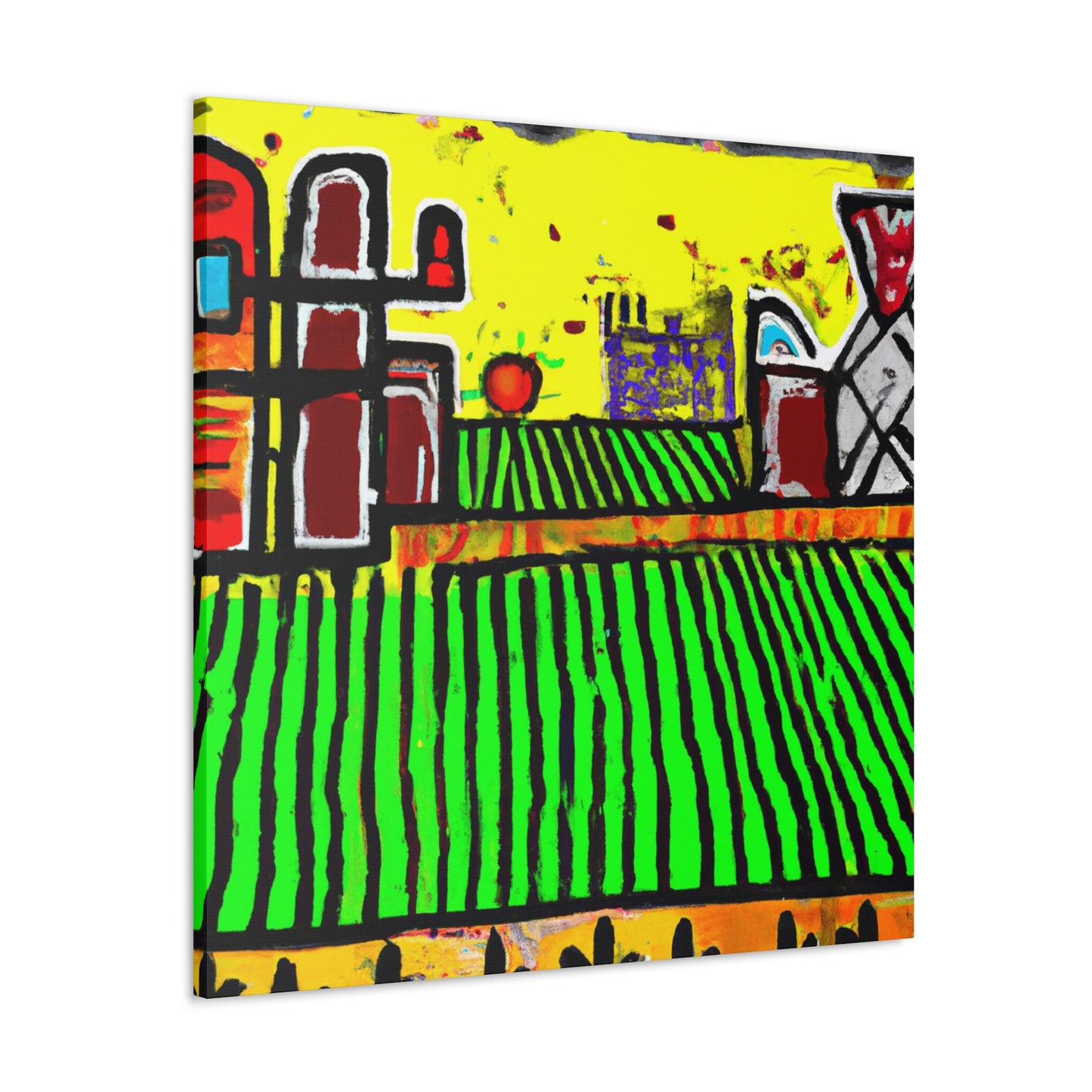 Harvesting Crops Abloom - Canvas