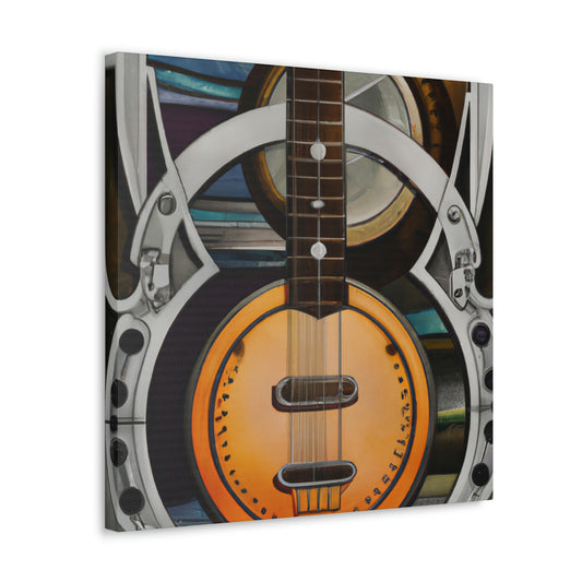 "Banjo in Art Deco" - Canvas