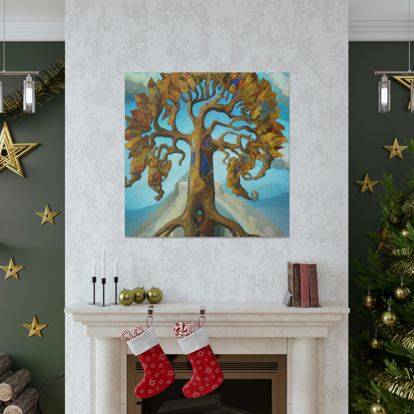 Elm Bough Dreamscape - Canvas