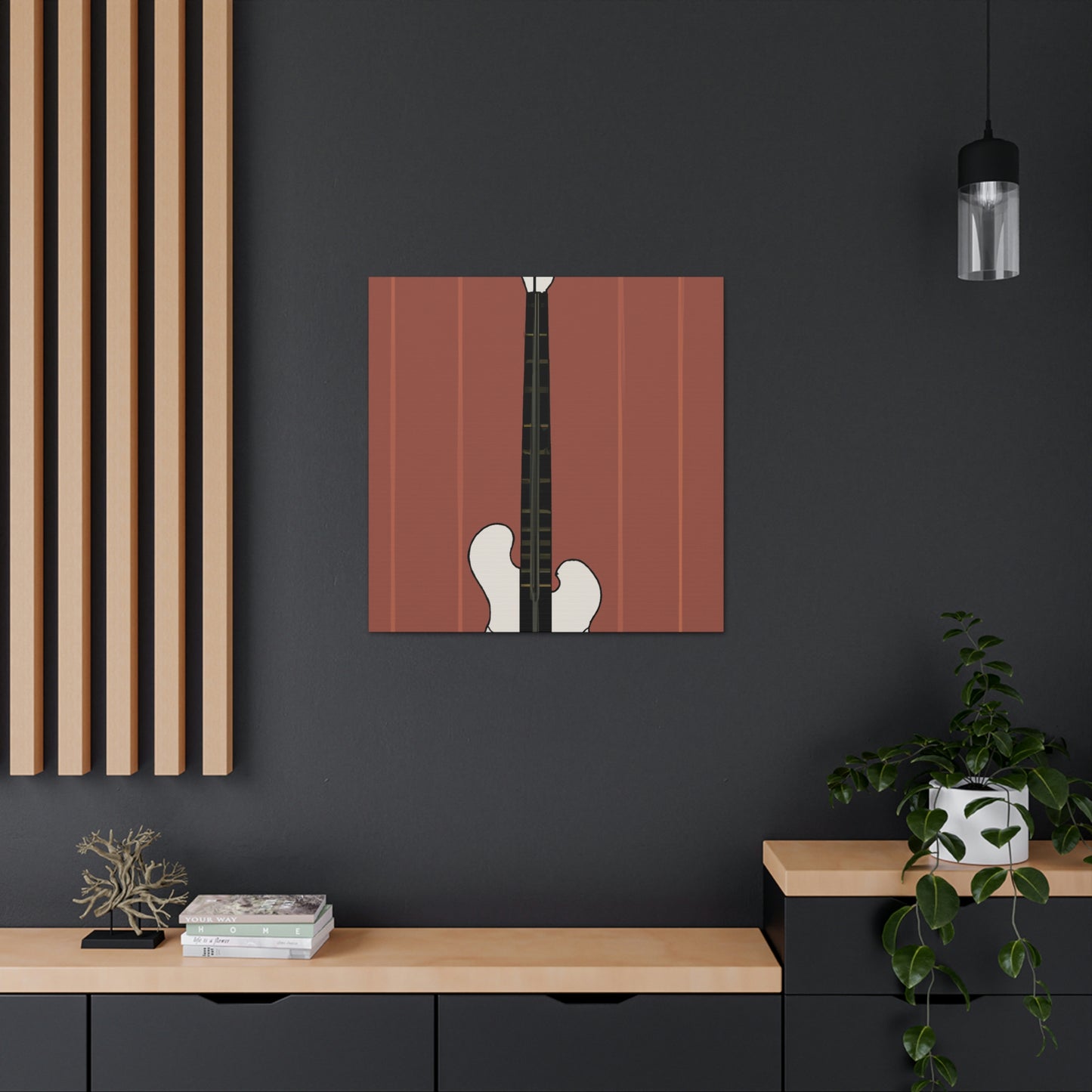 "Mellifluous Bass Minimalism" - Canvas