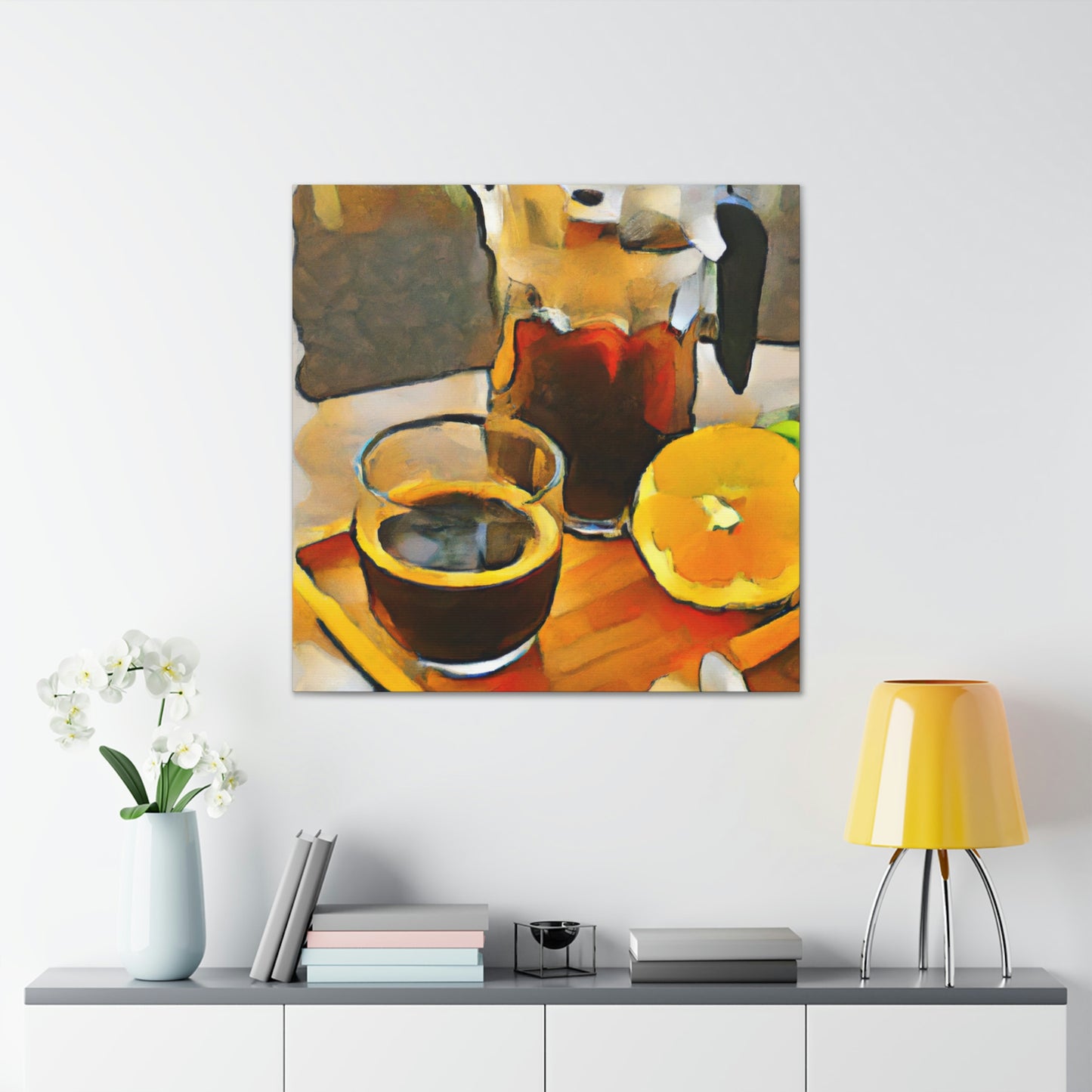 Coffee in Fauvism - Canvas