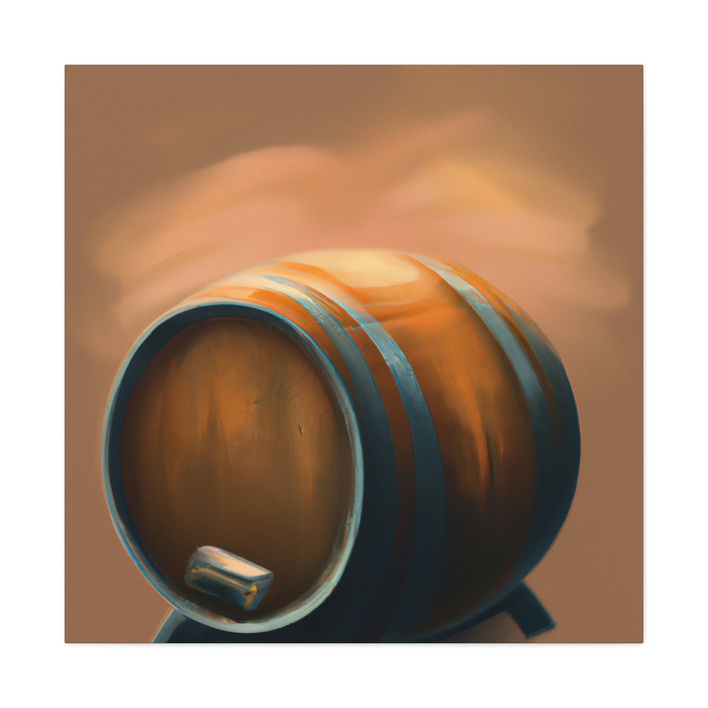 "Whiskey Barrel Ode" - Canvas