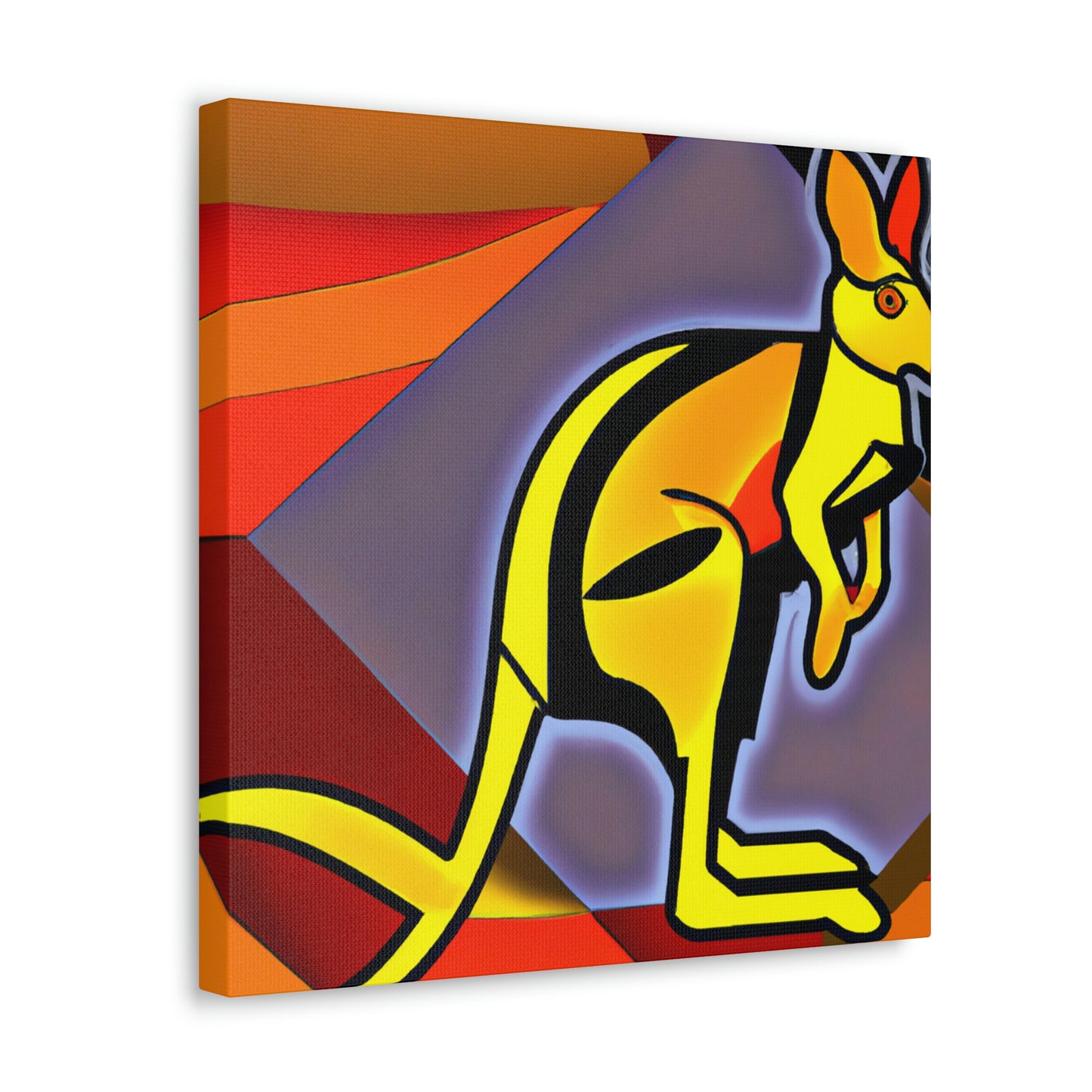 "Wallaby's Roaring Dance" - Canvas