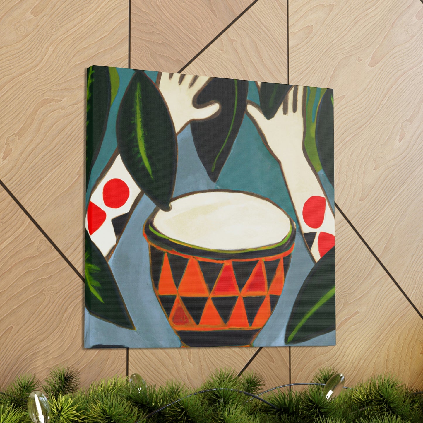 "Bongos in Monochrome". - Canvas