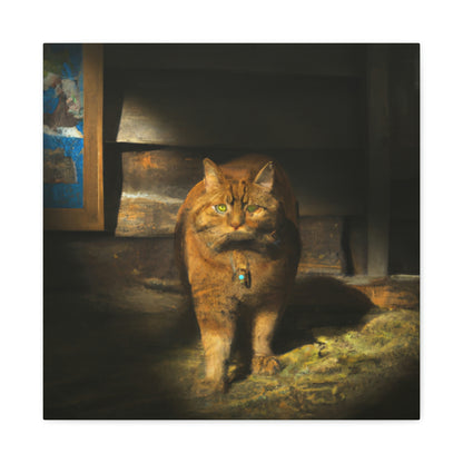 Purr of the Barn - Canvas