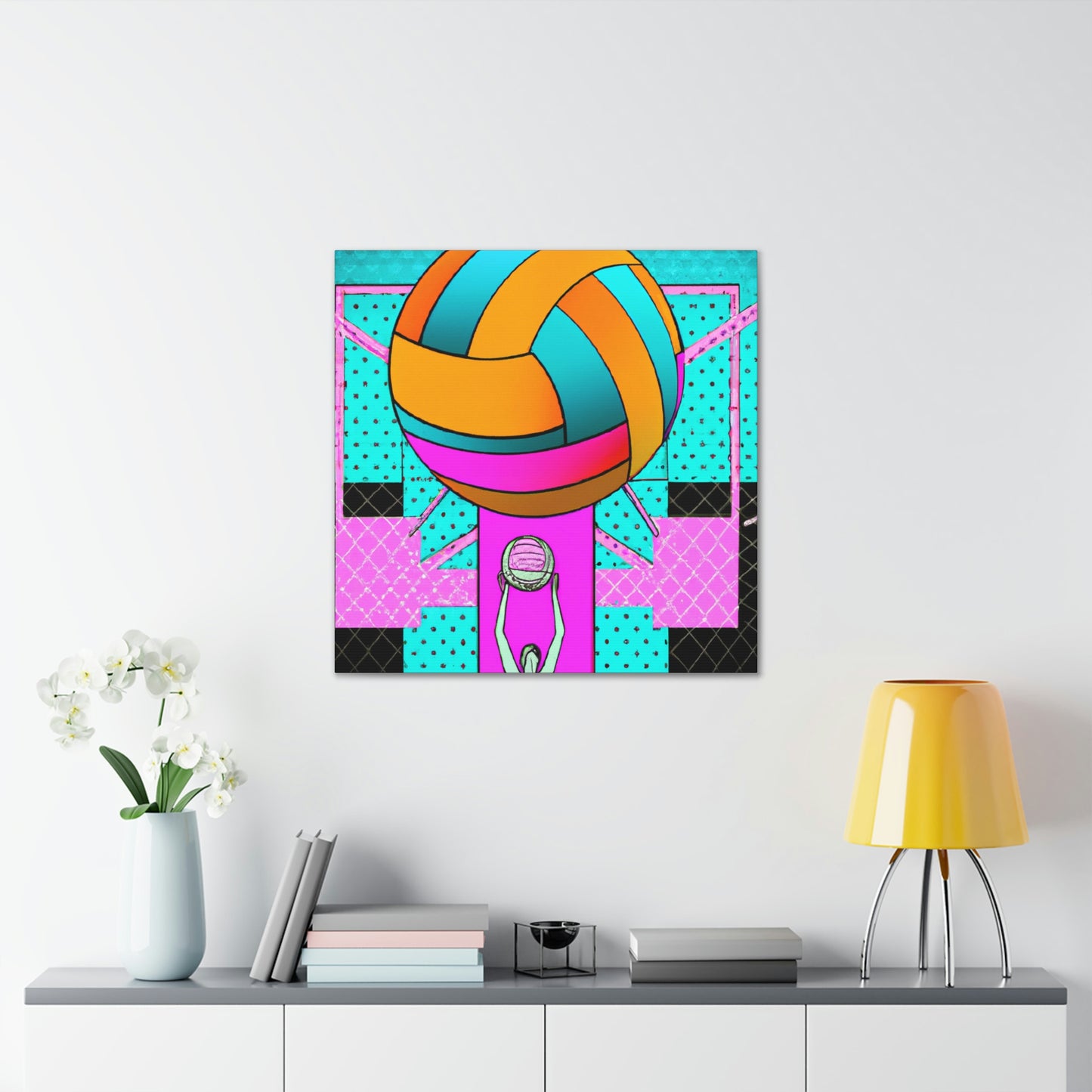 "Volleyball on the Beach" - Canvas