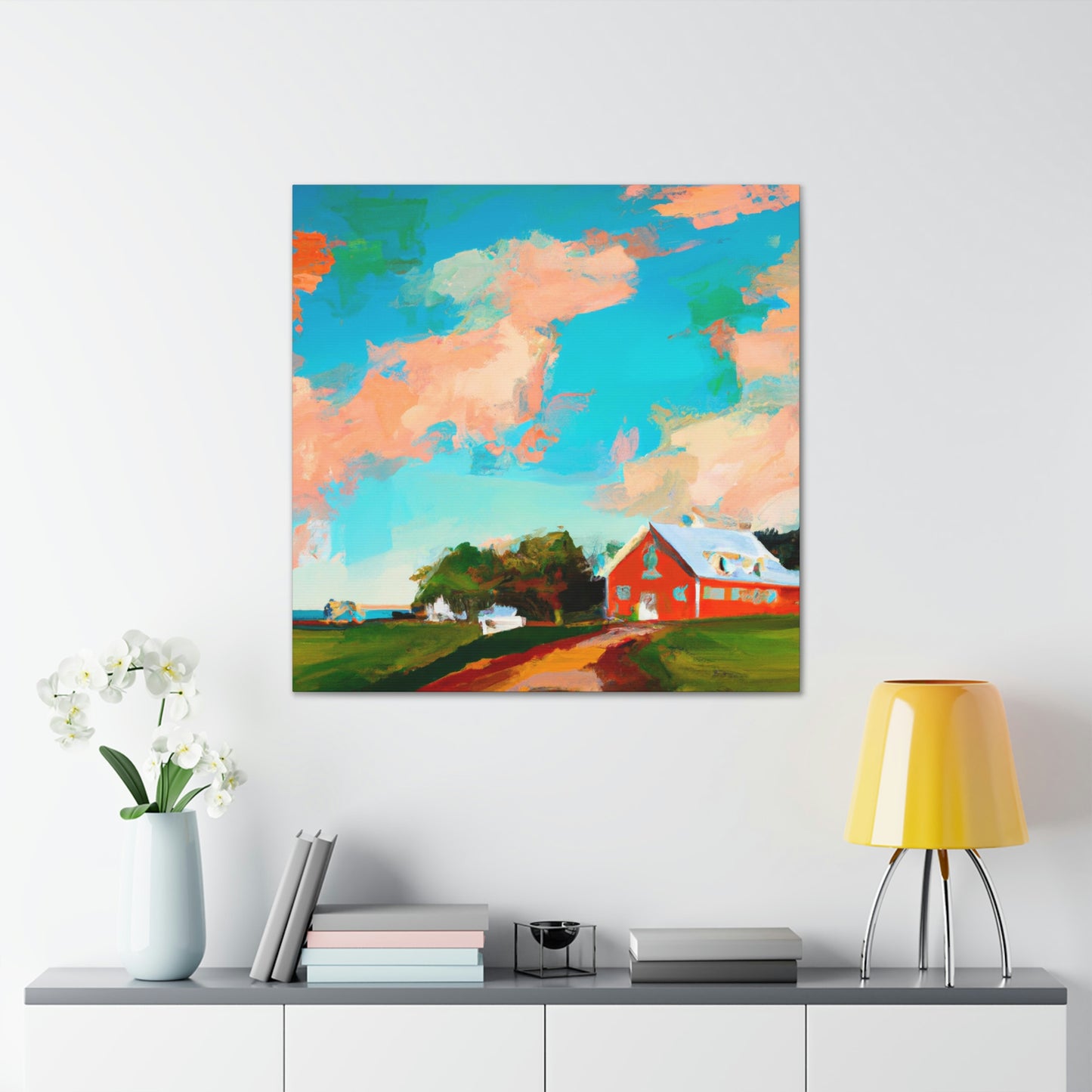 "Homestead at Sunrise" - Canvas