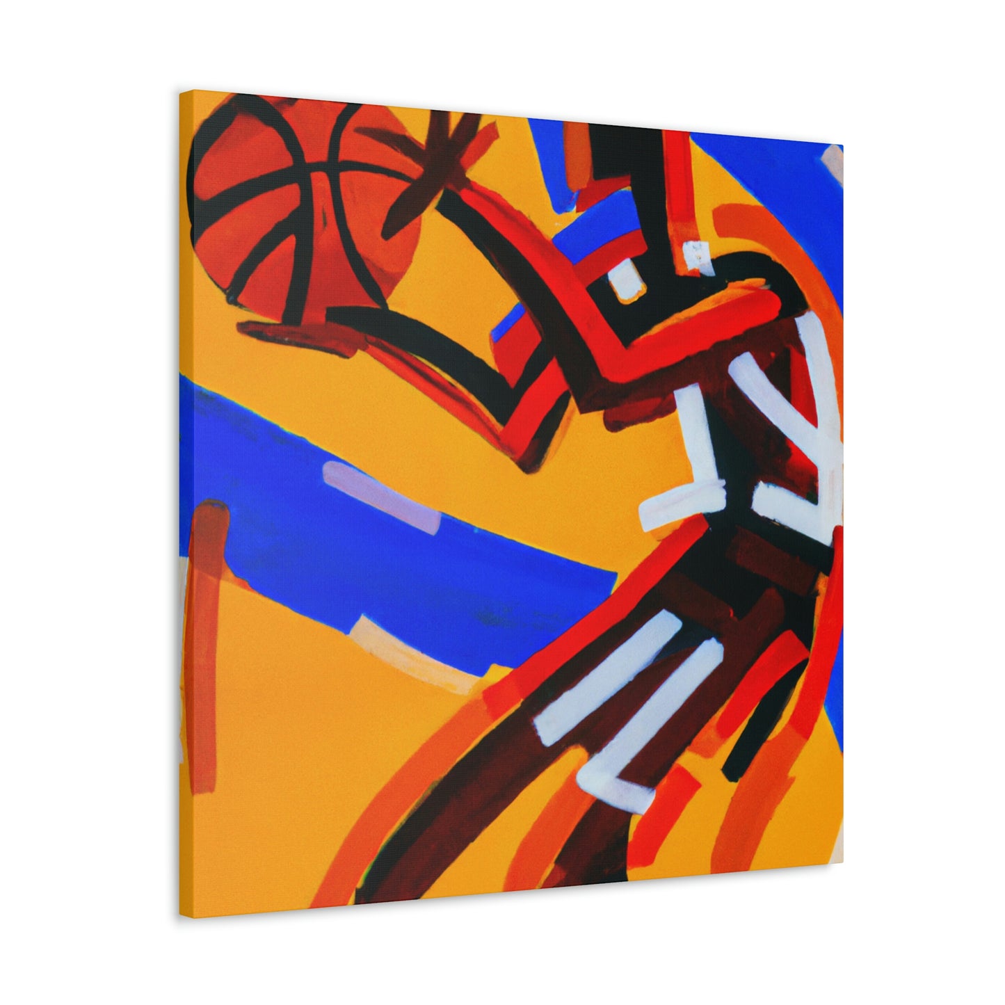 Basketball in Abstractions - Canvas