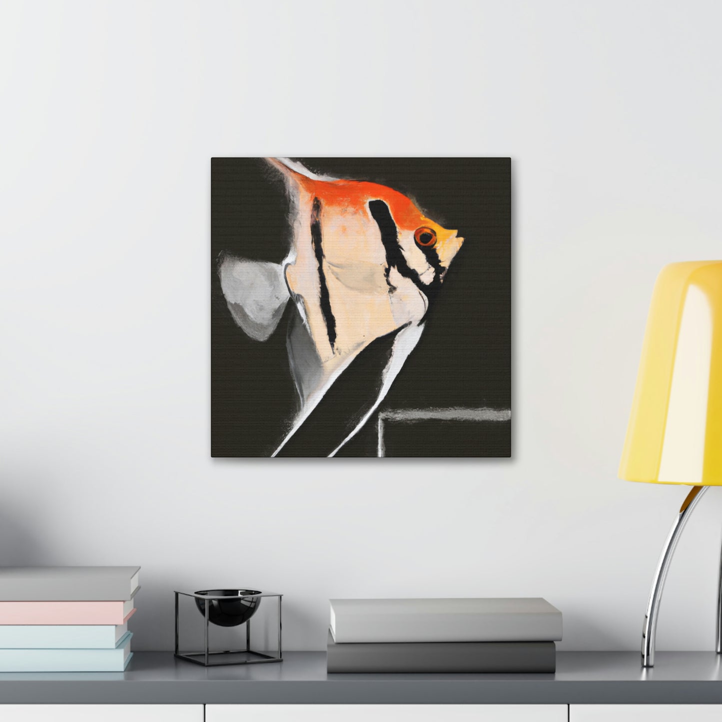 "Angelic Minimalism Fish" - Canvas