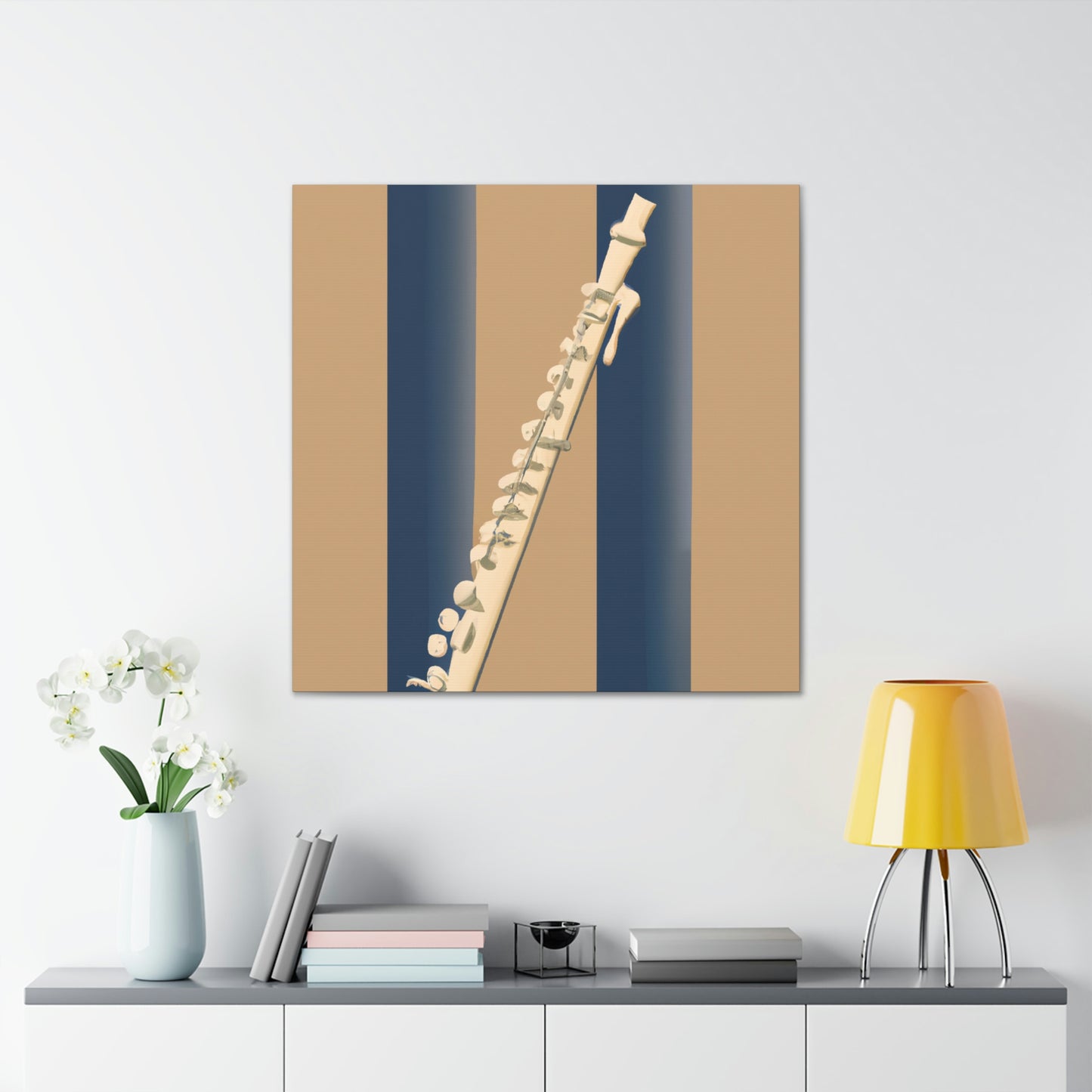 "Flute in Minimalism" - Canvas