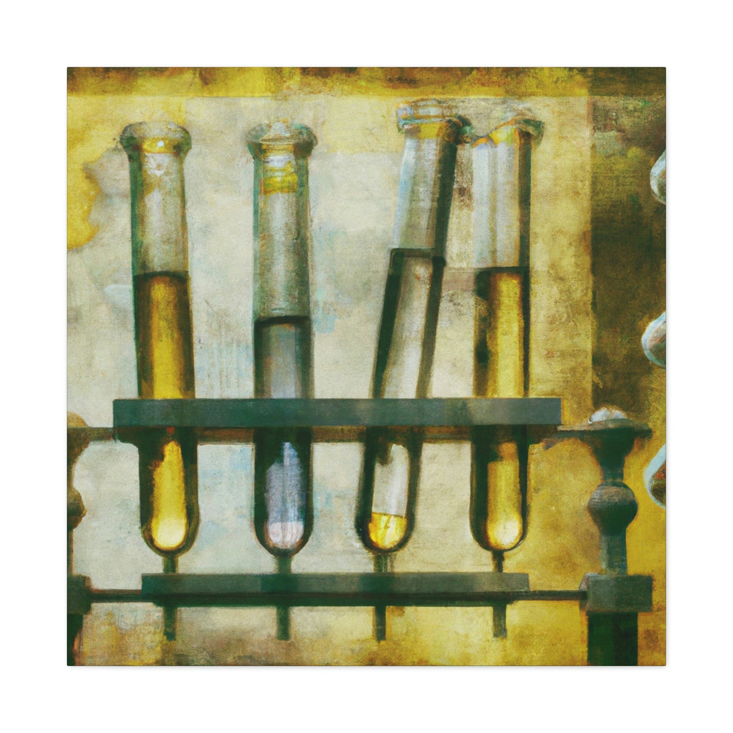 "Test Tube Alchemy Vision" - Canvas