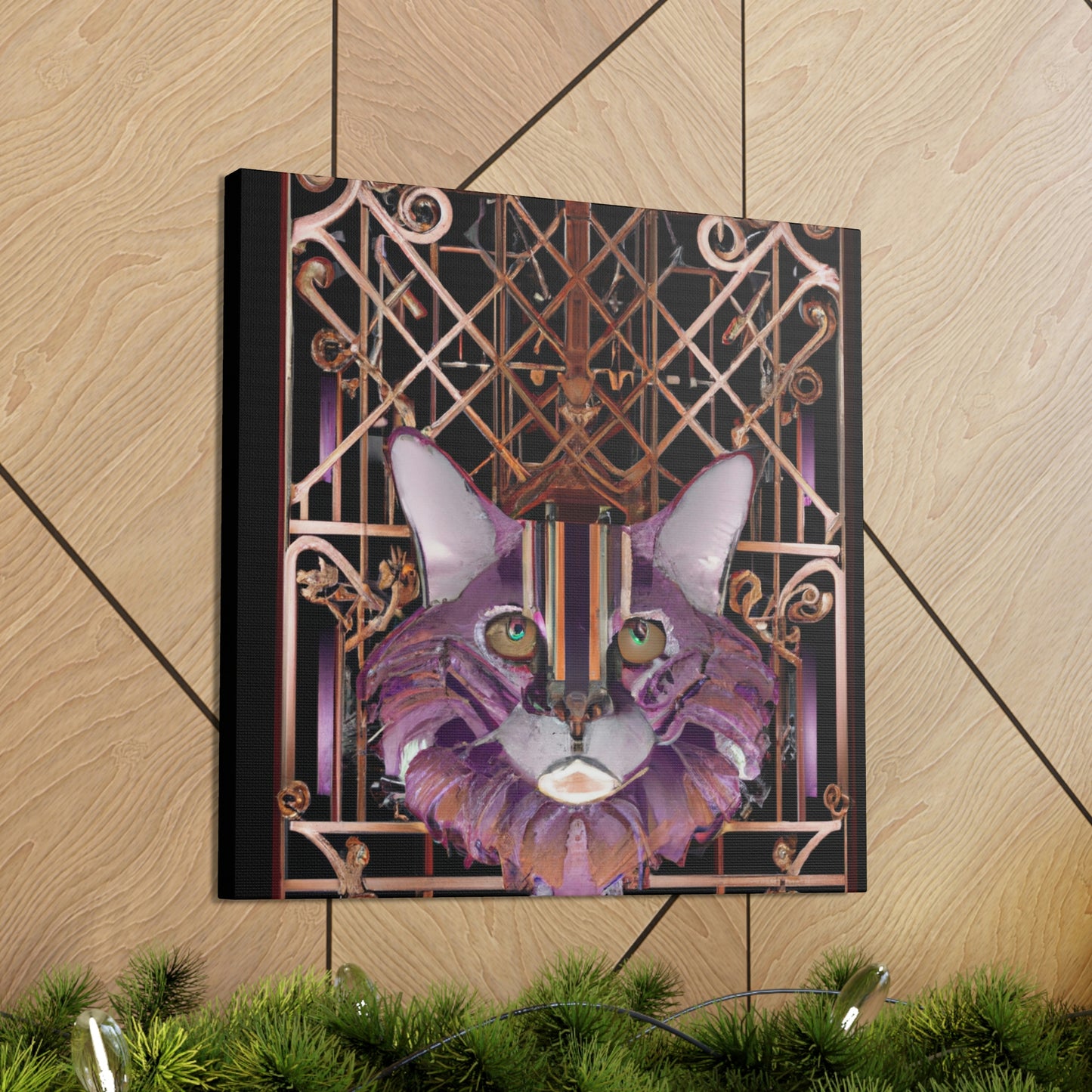 Gleaming Maine Coon - Canvas