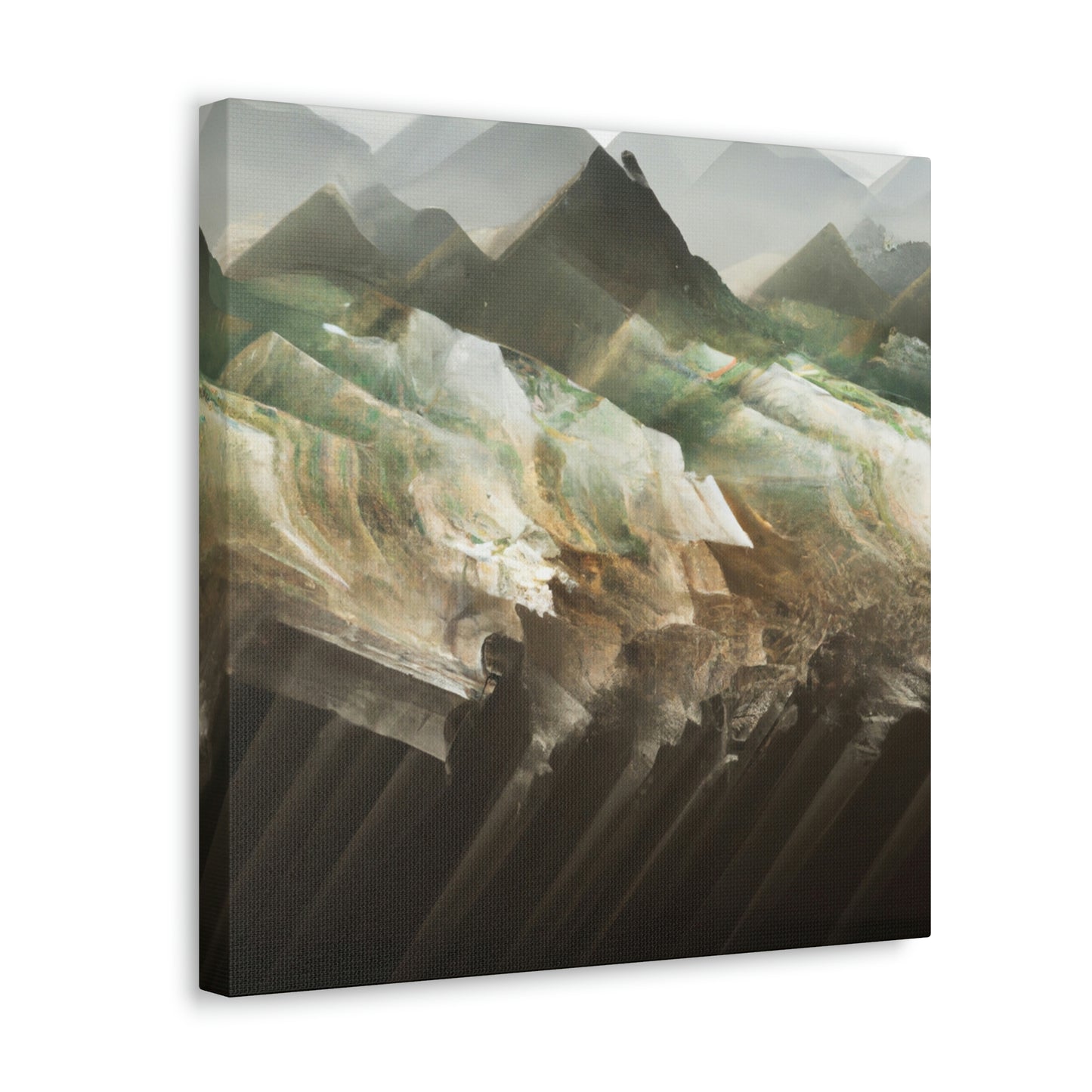 Lofty Mountain Peaks - Canvas