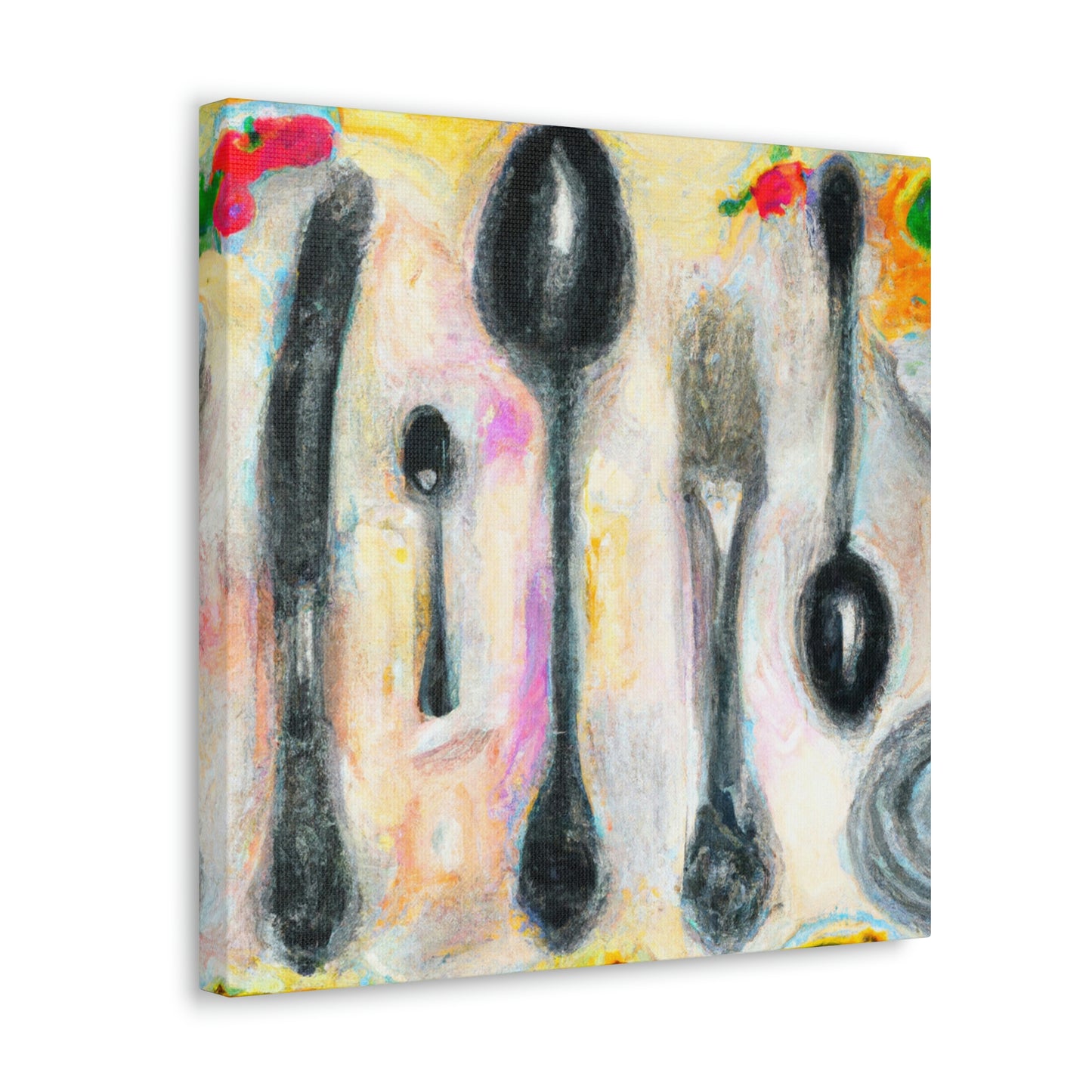 "Silverware in Expressionism" - Canvas