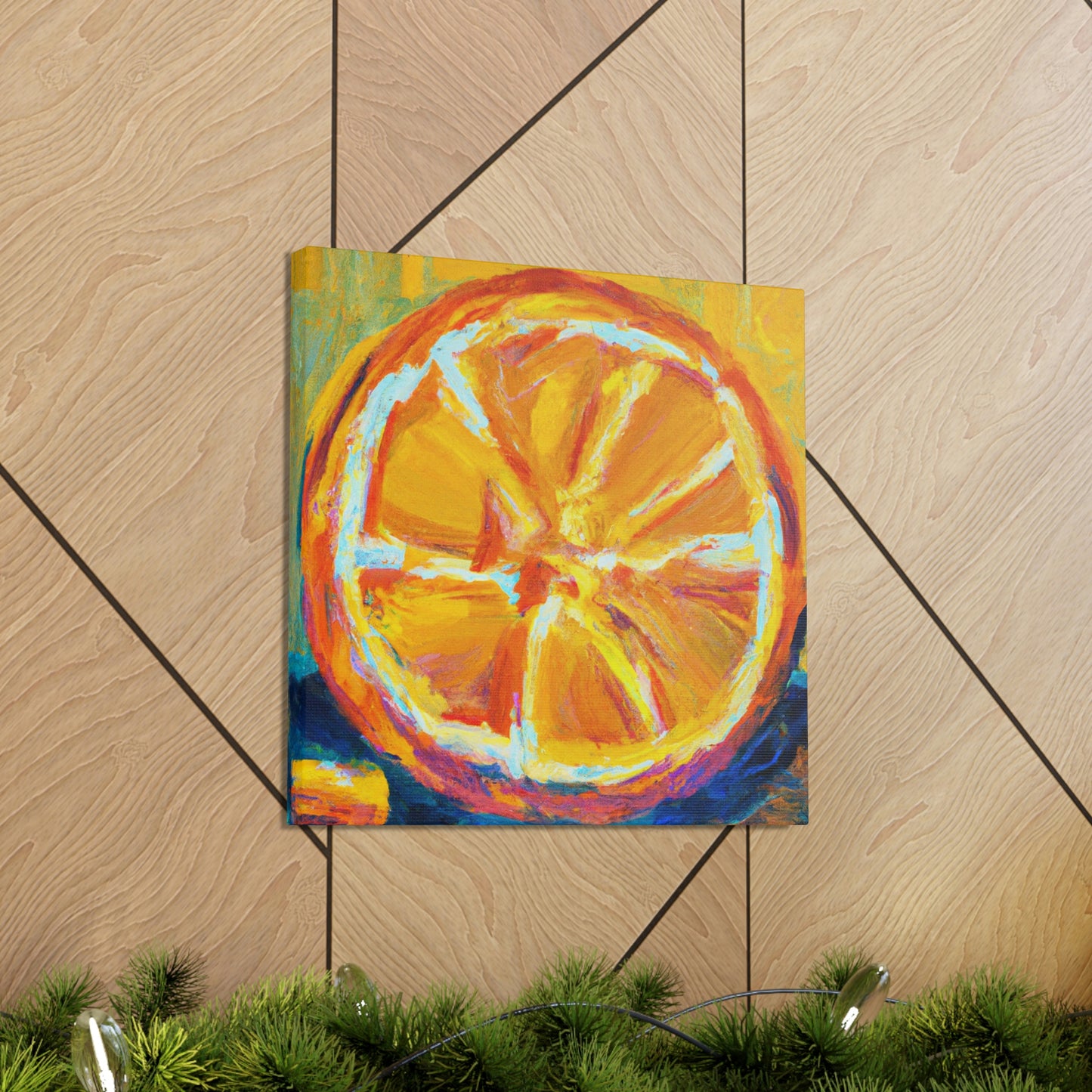 "Orange Glow of Expressionism" - Canvas