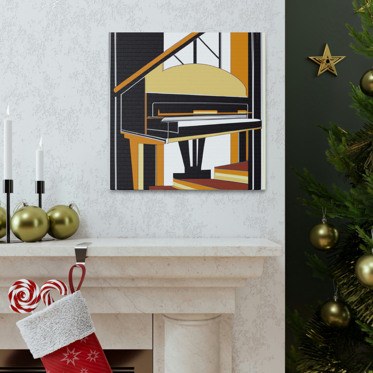 Piano's Artistic Lilt - Canvas