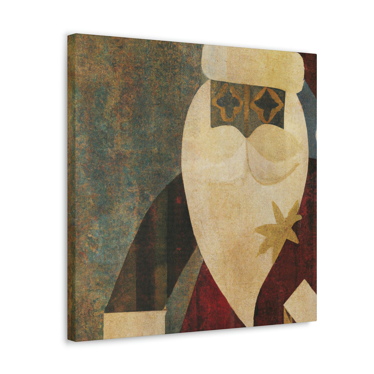 Santa's Art Deco Dream - Canvas