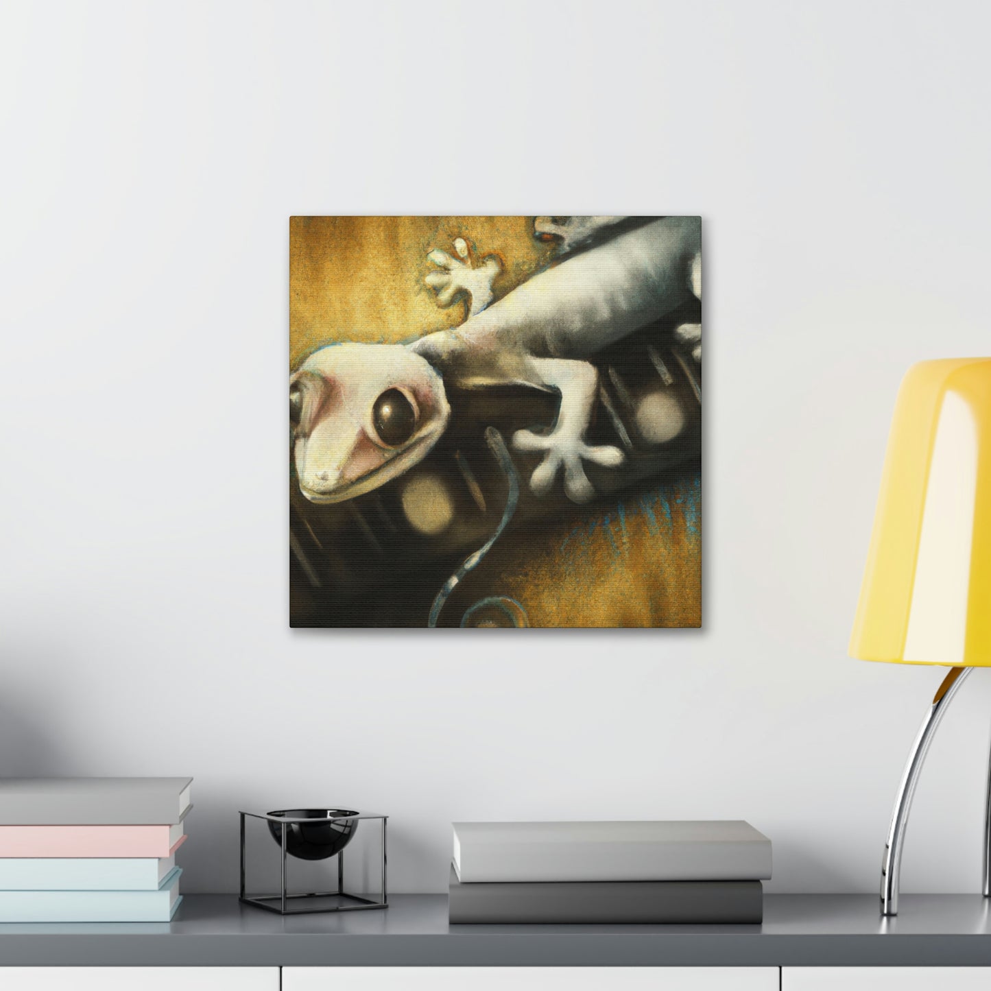 Gecko in the Mist - Canvas