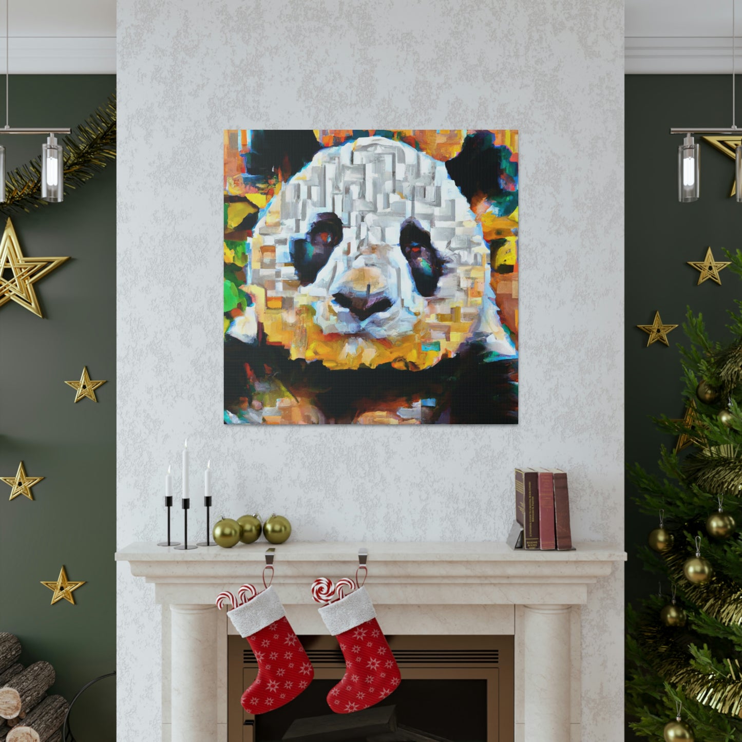 Giant Panda Wonderland - Canvas