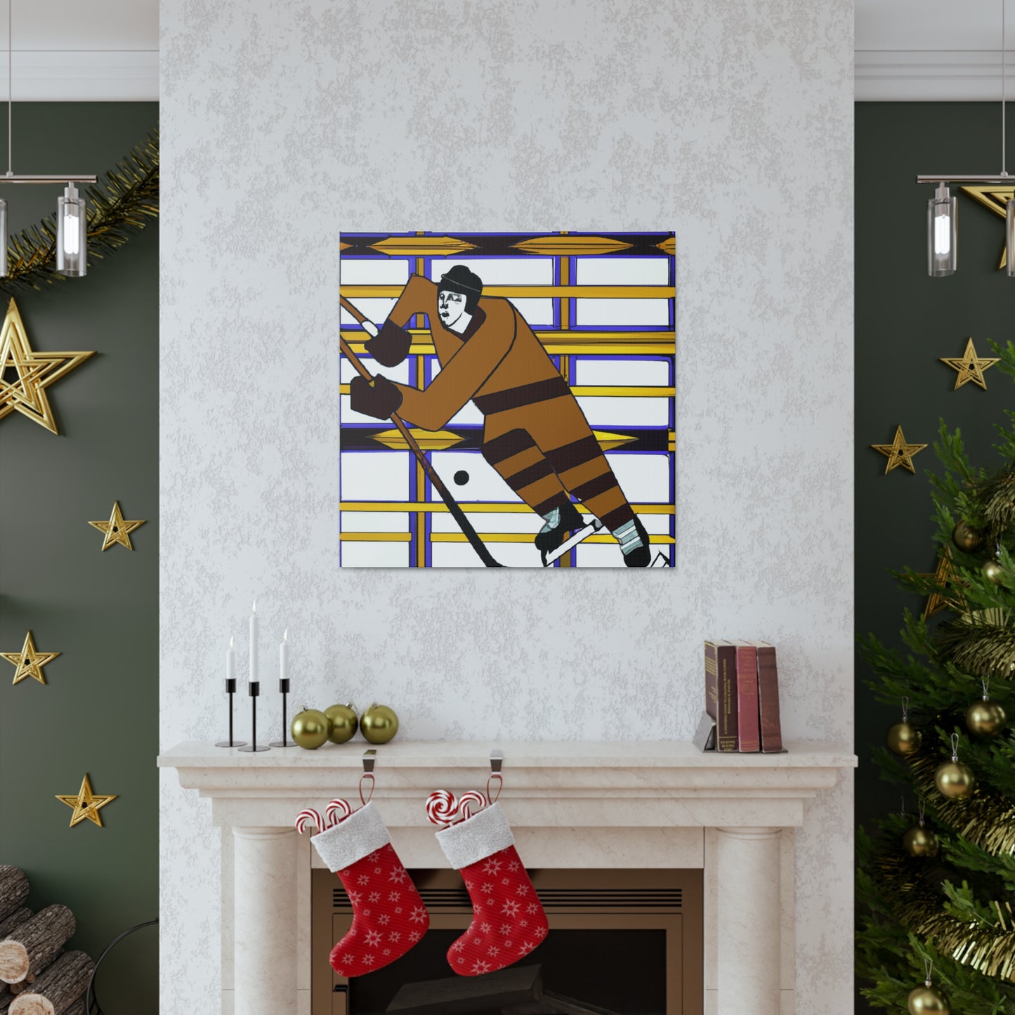 Score a Deco Hat-Trick - Canvas