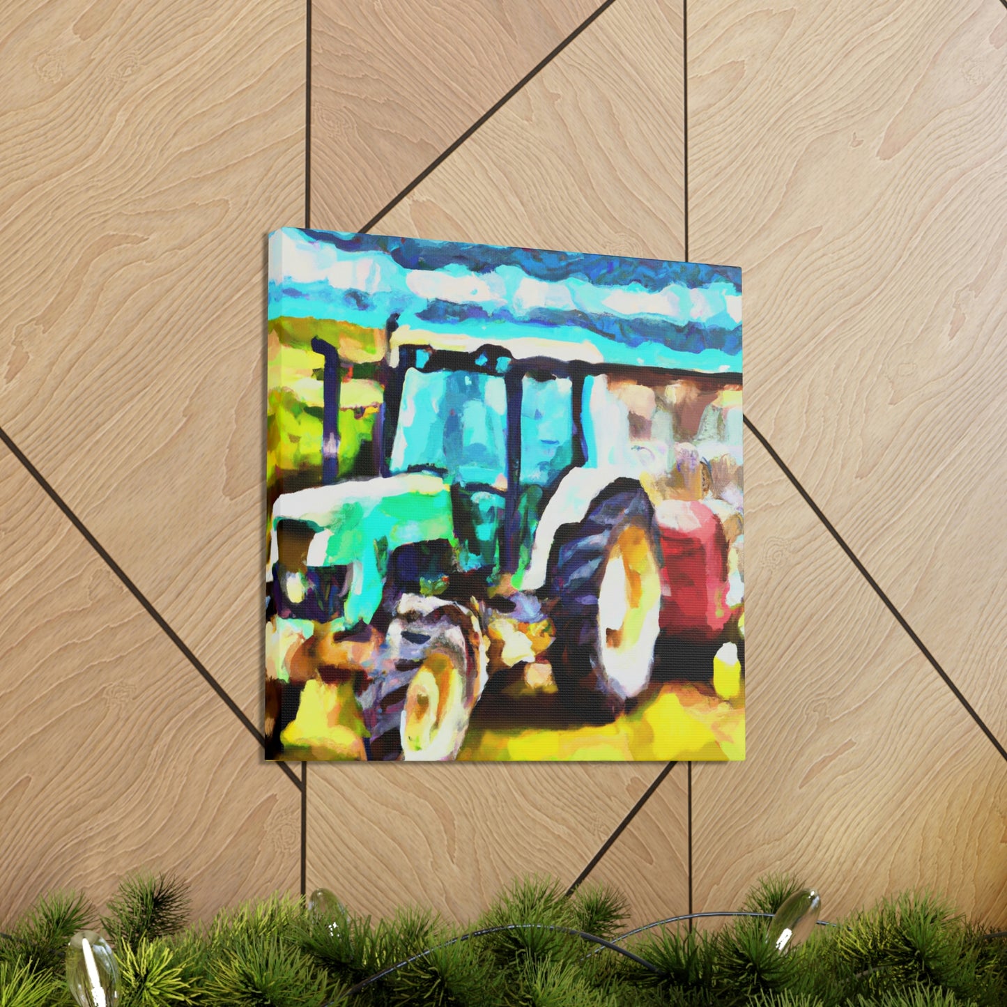 A Tractor's Endurance - Canvas