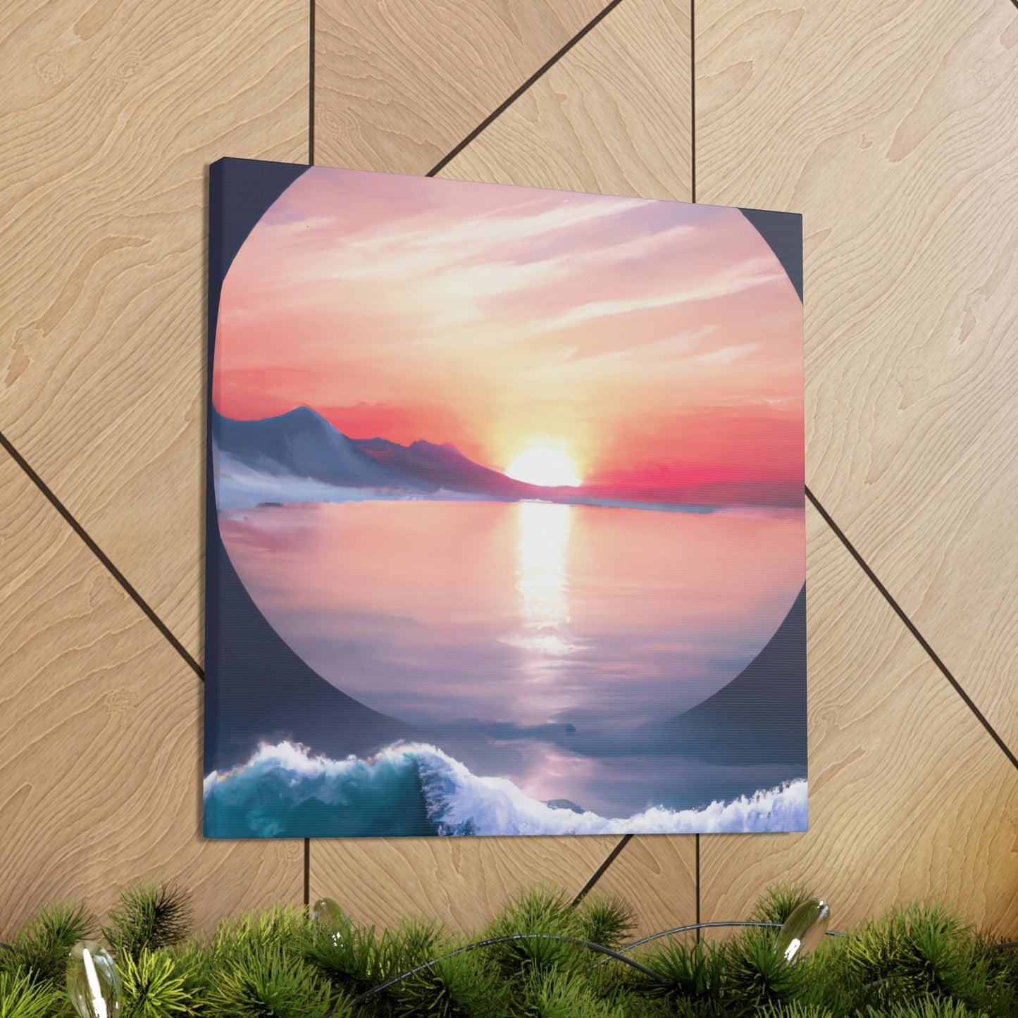 Radiant Reflection Of Life - Canvas