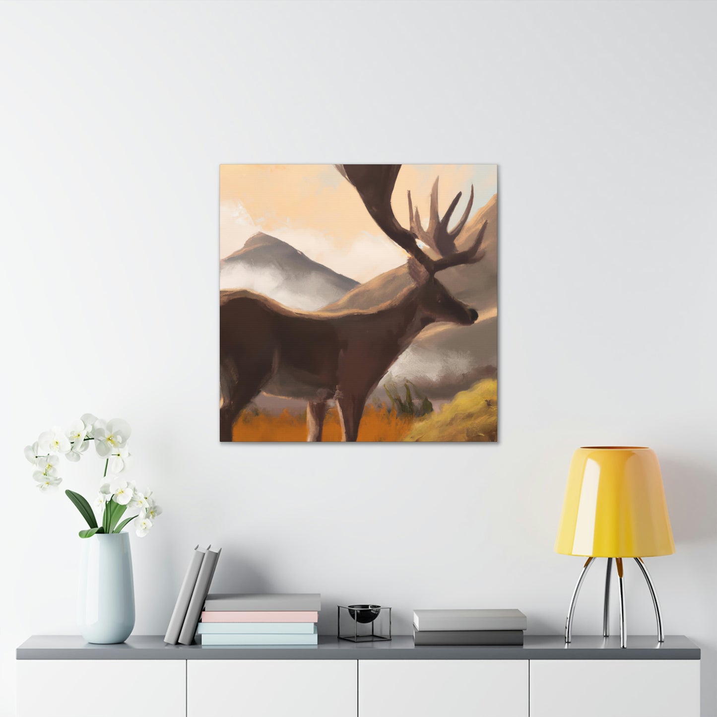 Deer in Morning Light - Canvas