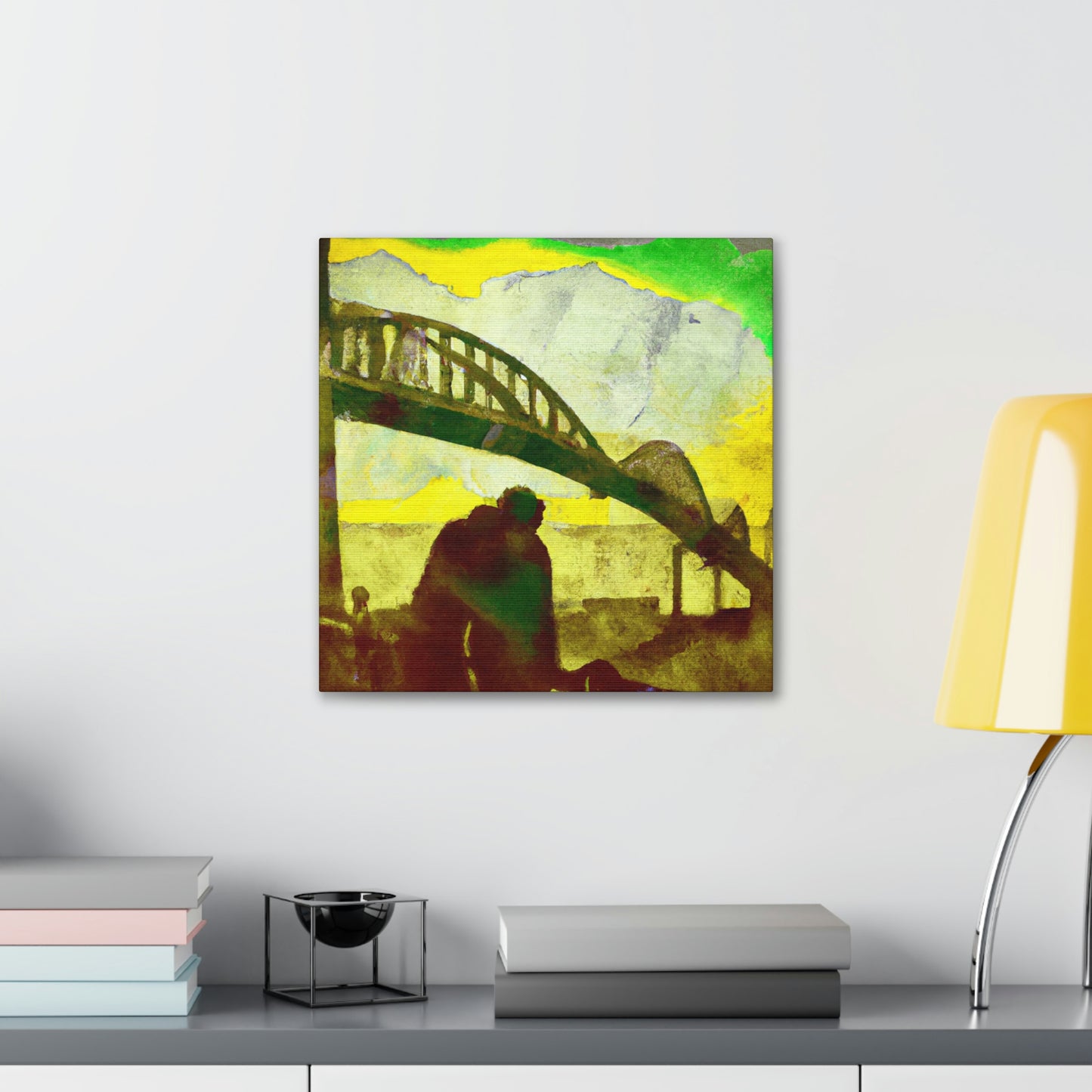 Love Bridge in Bloom - Canvas