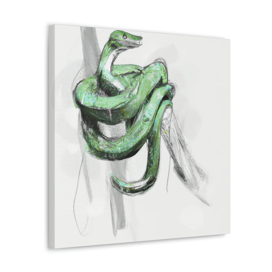 Green Tree Python Dream - Canvas