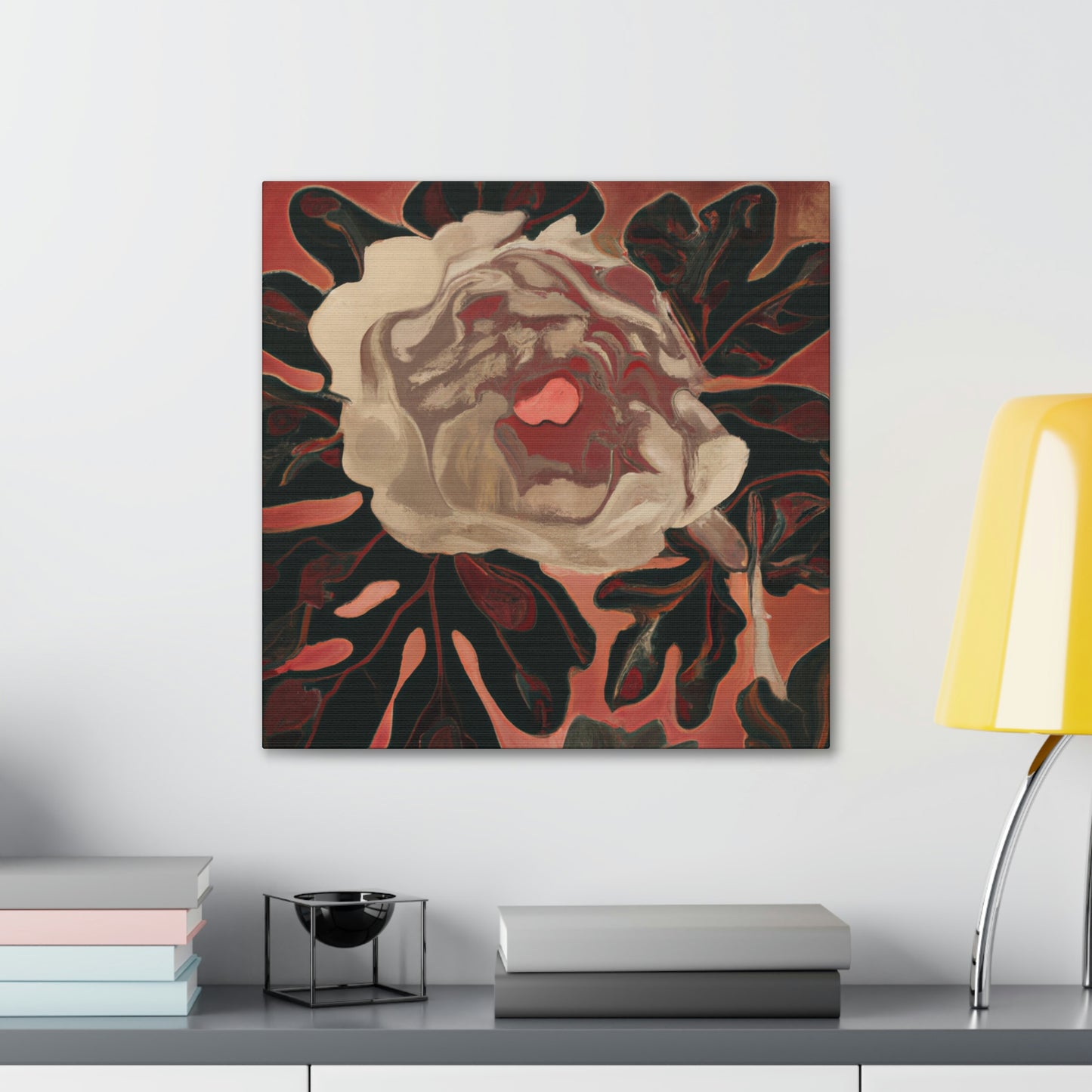 "Peony in Petals" - Canvas