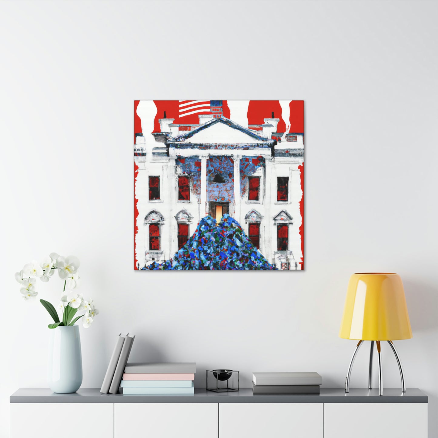 The White House Grandeur - Canvas