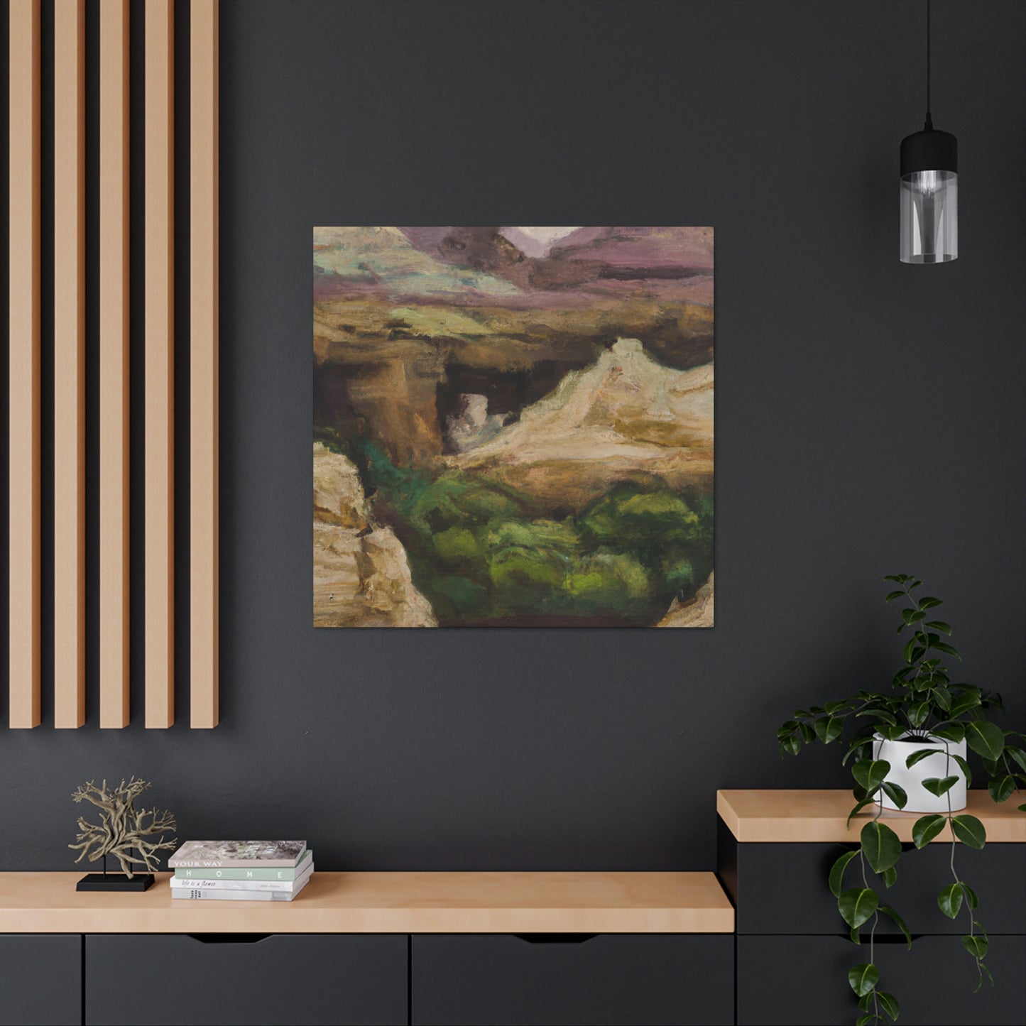 "Canyons of Emotion" - Canvas