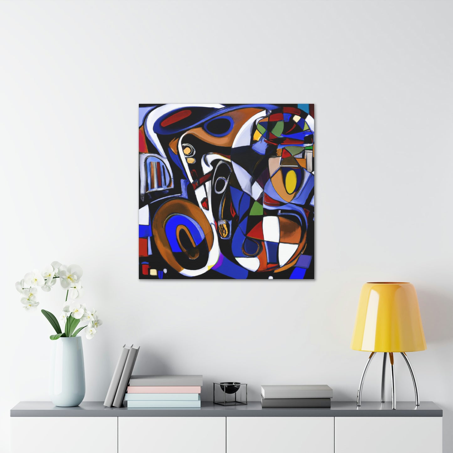 "Saxophone Jazz Improvise" - Canvas