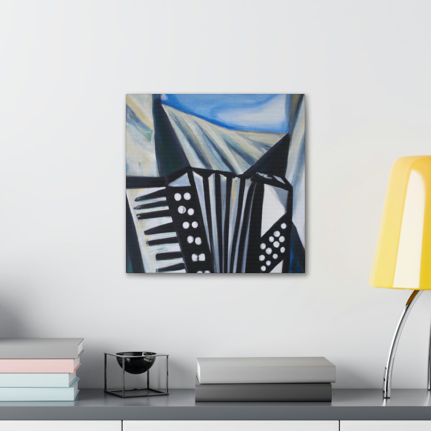 Accordion in Expressionism - Canvas