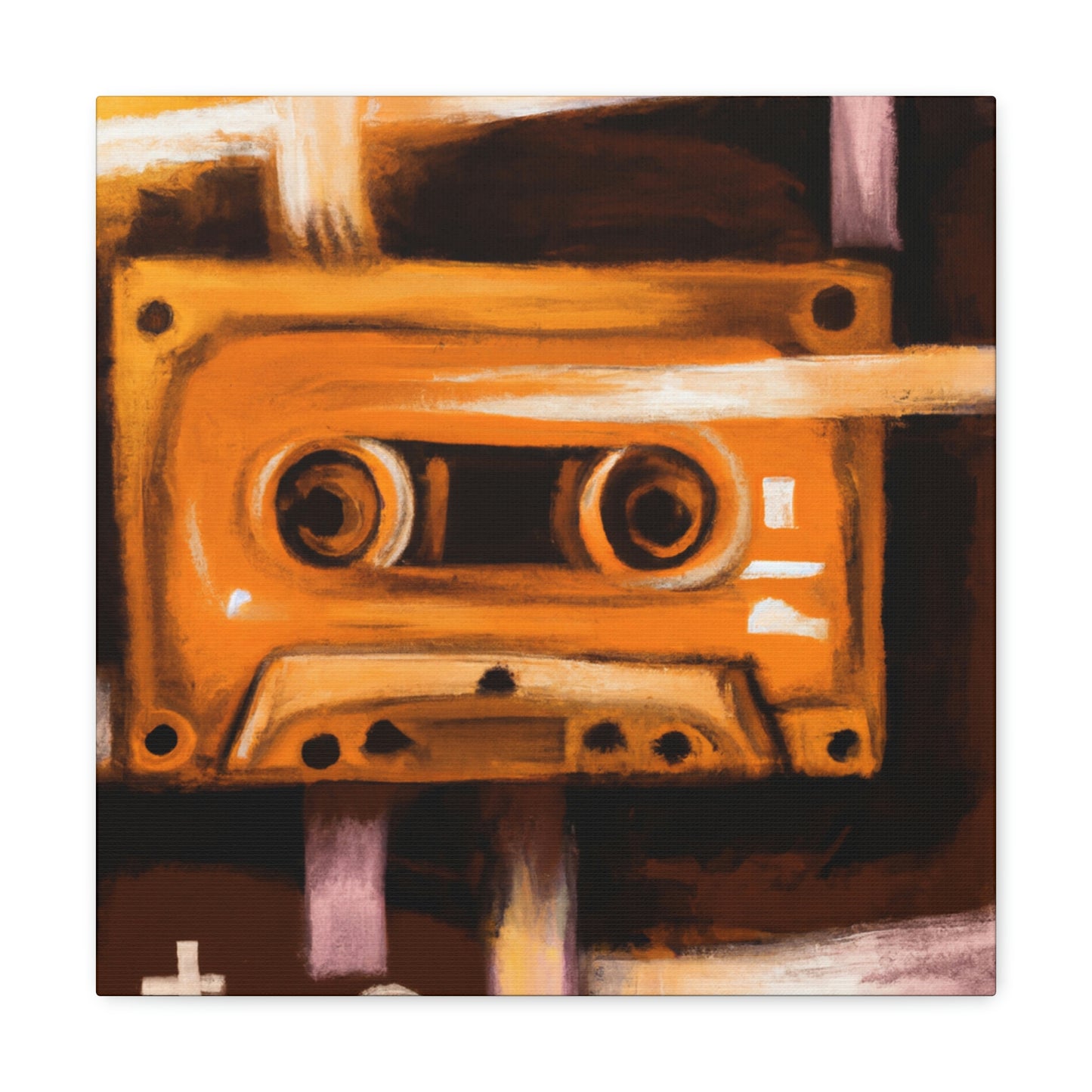 "Cassette Tape Melodies" - Canvas