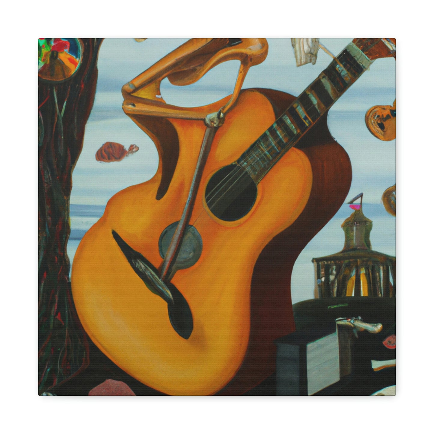 "Guitar in a Dreamscape" - Canvas