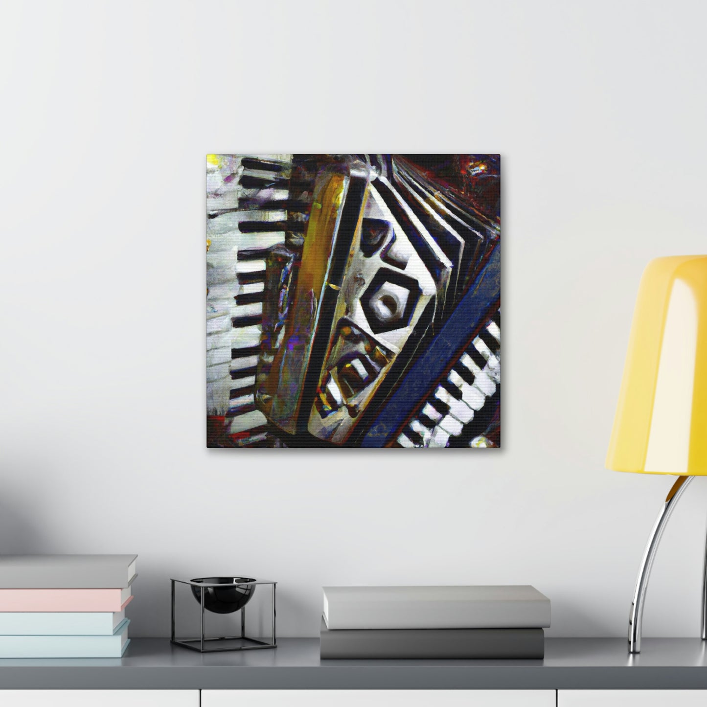 Accordion in Abstraction - Canvas