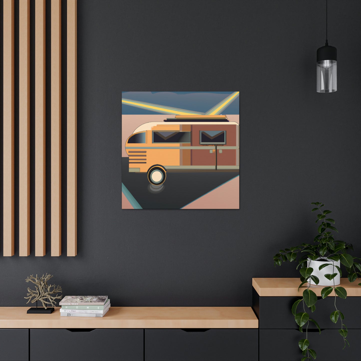 "Camper Van Jubilee" - Canvas