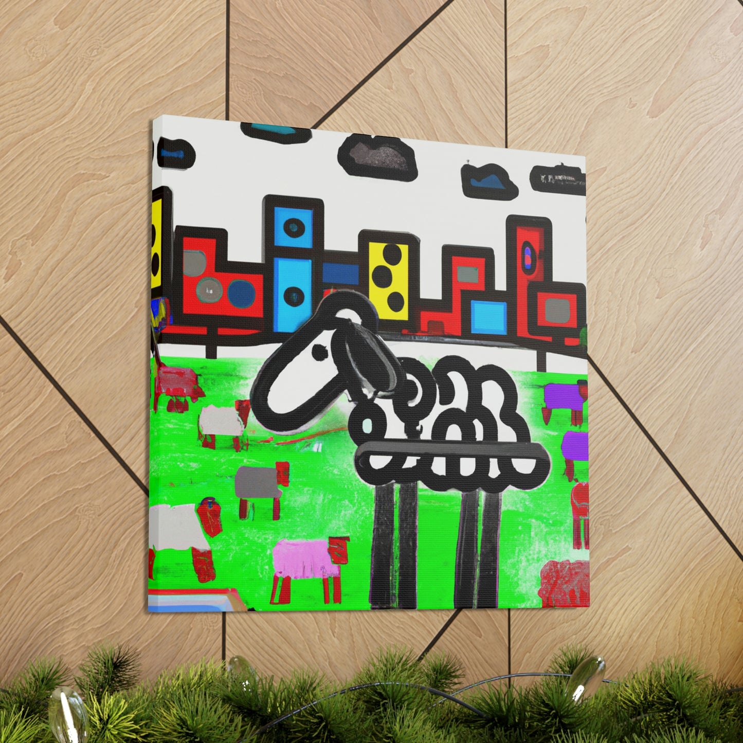 Sheep in Dreamscape - Canvas