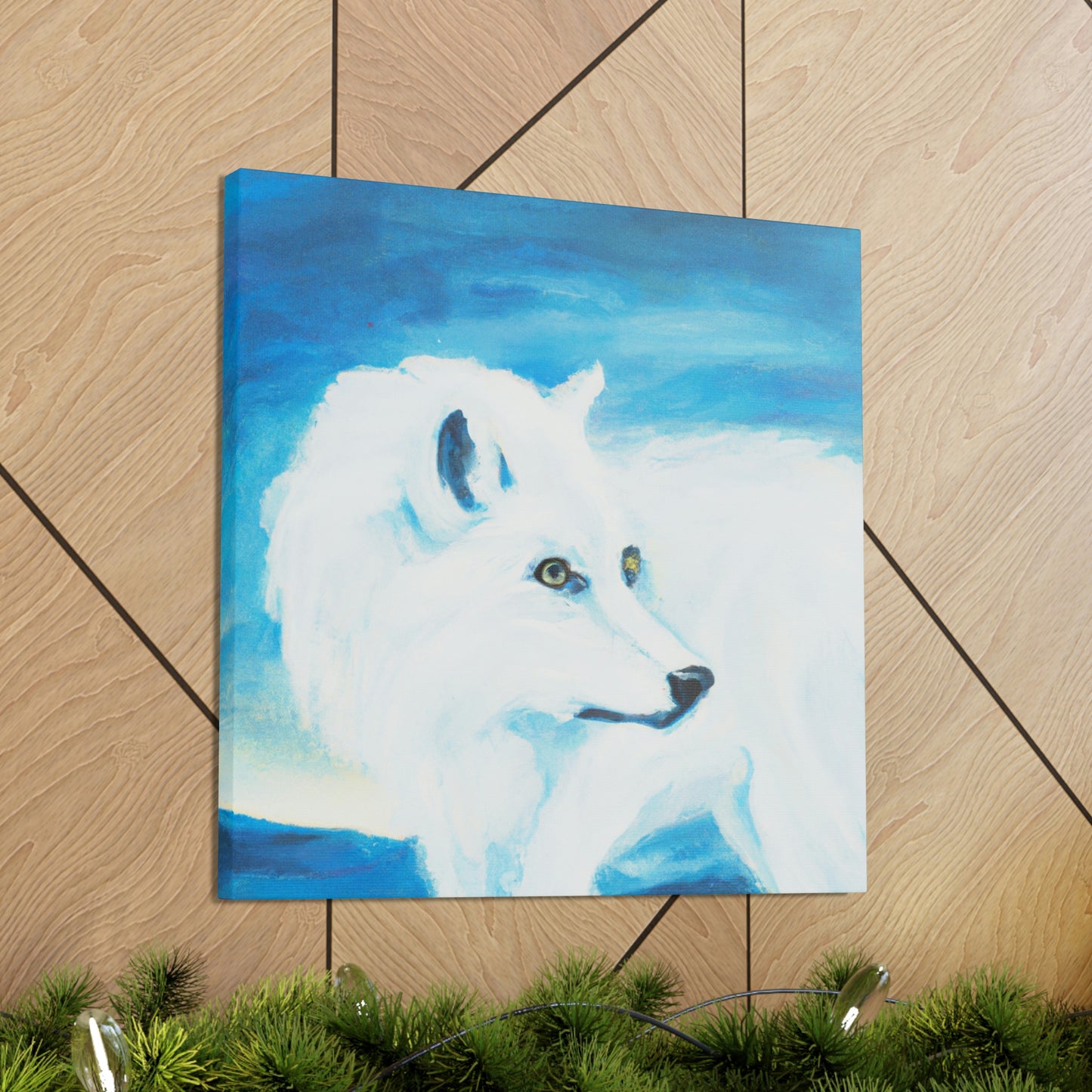 Arctic Wolf Creation - Canvas