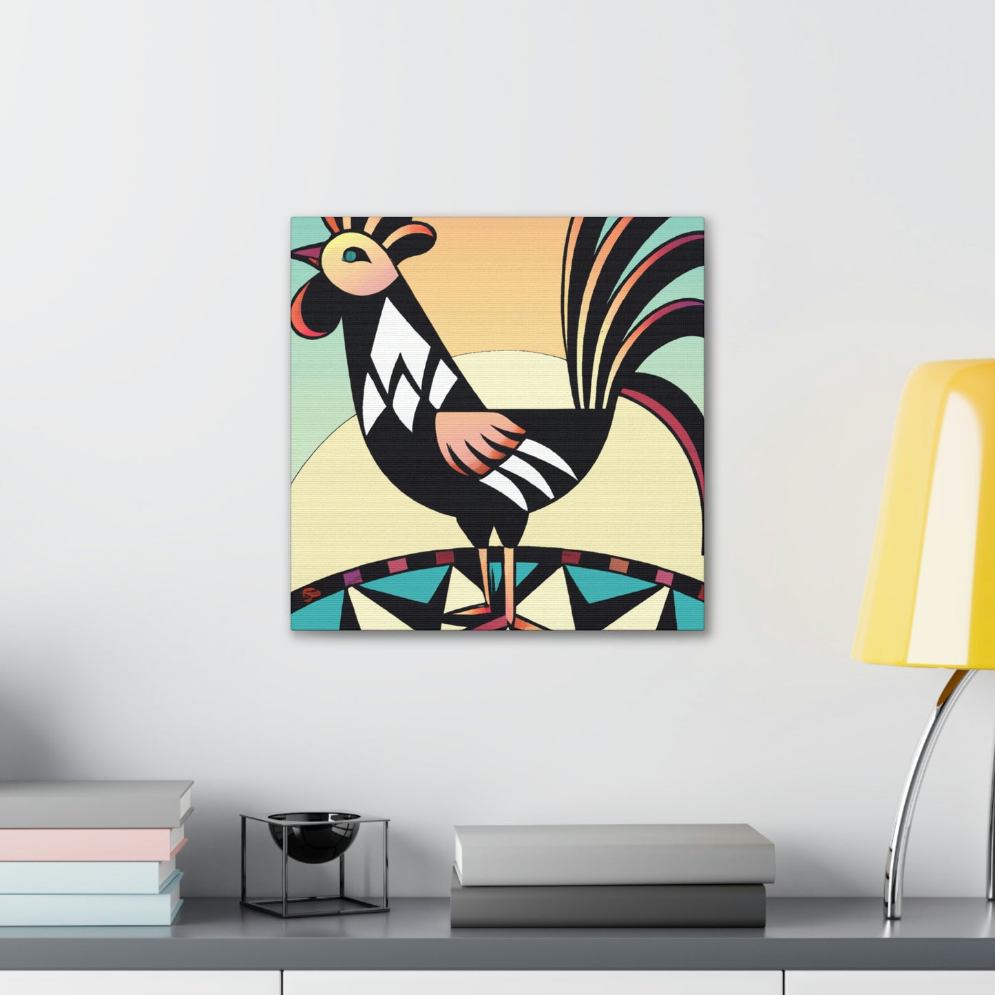 Chicken in Dazzle - Canvas